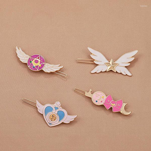 Fournitures de fête Animation entourant pince en métal grenouille boucle fille épingle à cheveux Anime carte Captor Sakura Cosplay belle alliage cheveux