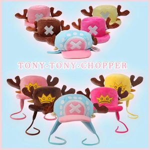 Party Supplies Anime Accessories Chopper Hat Pirate Deer Cosplay kostuum Halloween Gift ACGN Props Kawaii schattige hoeden voor volwassenen aanwezig