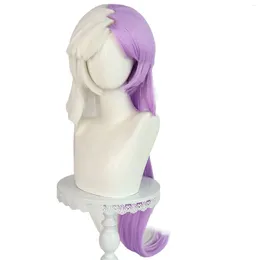 Suministros de fiesta Anime Bungou Dogs de 4ta temporada Sigma Cosplay Wig 90cm de largo Purple para