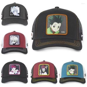 Casquette de Baseball en coton pour hommes et femmes, fournitures de fête, Anime Killua Zoldyck GON FREECSS Hisoka Cosplay, chapeau en maille, Hip Hop