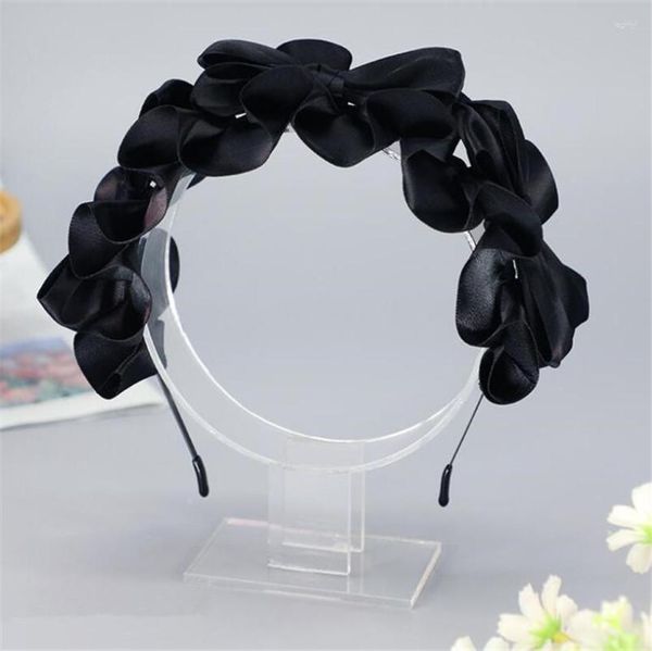 Fournitures de fête Anime Lolita Cosplay ruban bandeau mignon à volants dentelle cheveux cerceau bandeau casque C1030