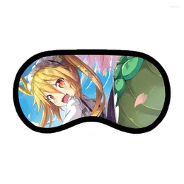 Fournions de fête Anime Miss Kobayashi Dragon Maid Mpatch Unisexe Sleep Bounmolt Roll Eyes Mask Eyepatch Breathable Teenager Cartoon