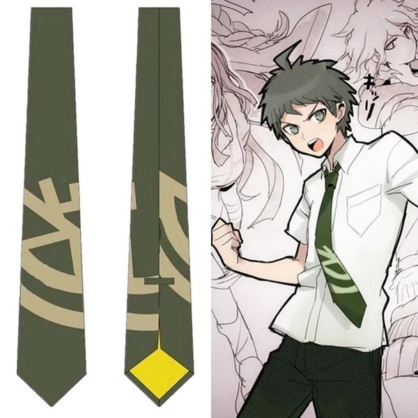 Suministros de fiesta Anime Super Danganronpa 2 Dangan Ronpa Hinata Hajime Cosplay corbata de disfraz accesorios Unisex regalos de navidad