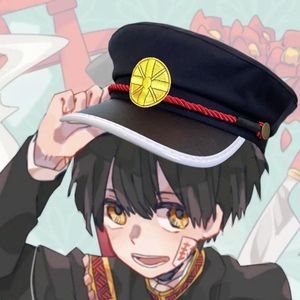 Feestartikelen Anime Wc Gebonden Hanako Kun Cosplay Hoed Voor Vrouwen Mannen Yugi Amane Vizieren Cap Marine Stijl Hoeden Prop