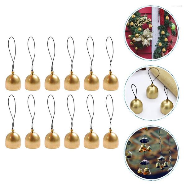 Artículos de fiesta Bell Bells Jingle Mini Metal Christmascowbell Decorativo Vaca Rústico Vintage Pet Ornament Wind Craft Sheep Hanging Tree