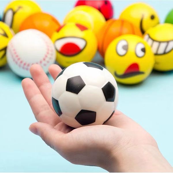 Party Supplies Children's Vent Polyester Sponge Ball Spot Cartoon Pu Ball