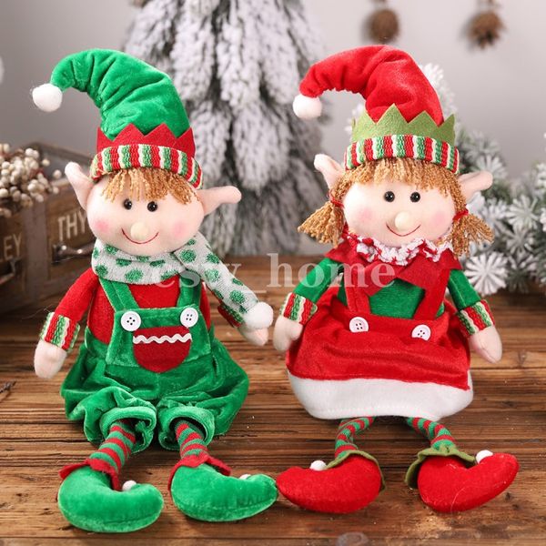 Suministros para fiestas Decoraciones navideñas Muñecos de peluche Elfos para niños y niñas Adornos navideños Juguetes de peluche Regalos adorables para niños al por mayor
