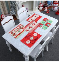 Fournitures de fête noël famille décoration de la maison restaurant hôtel tapis de table nappe personnes âgées