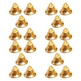 Feestartikelen Kerst Jingle Bells Gouden Metalen 50 Stuks 2 1 Cm Xmas Zilveren Bel Mini Vakantie Boom Opknoping ornament Diy