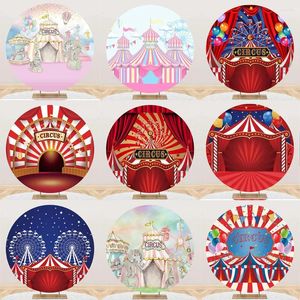 Party Supplies Circus Custom Fond de décoration d'anniversaire pour enfants Témnaures Pozone Wedding Baby Shower Wall Decorations