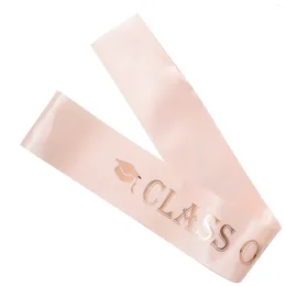 Party Supplies Class van 2024 Satin Sash Graduation Celebrations Senior Cheer Prop