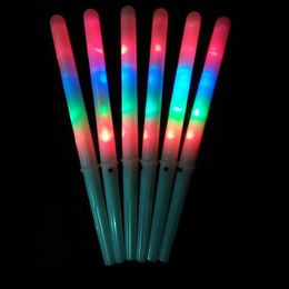 Feestartikelen Kleurrijke LED-sticks Glow Light Up Floss Stick For Christmas Birthday Party Prop Flashing Sticks