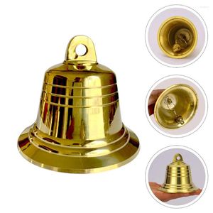 Fourniture de fête Copper Bell Door cloches Artisanat suspendu pendant le collier en or de décoration rétro