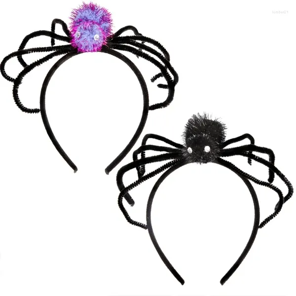 Fournions de fête Créativement Band Tinsels Tinsels Spiders Hair Hoop pour les adolescents adultes