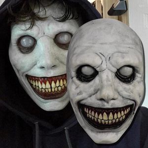 Suministros para fiestas Máscara espeluznante de Halloween Demonios sonrientes Máscaras faciales de terror El mal Disfraces de cosplay Accesorios Decoración navideña Regalos del festival