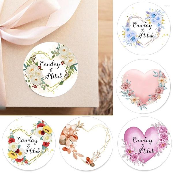 Suministros para fiestas, pegatinas personalizadas para bodas, cumpleaños, bautismo, Merci, gracias, diseño personalizado, etiquetas de regalo para hornear para fiestas de texto