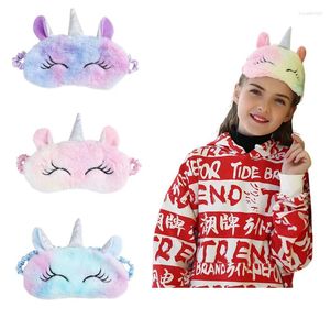 Masque pour les yeux de sommeil mignon, fournitures de fête, couvre-chef en peluche pour filles, bandeaux de Style dessin animé, couverture d'ombre, cadeaux pour enfants