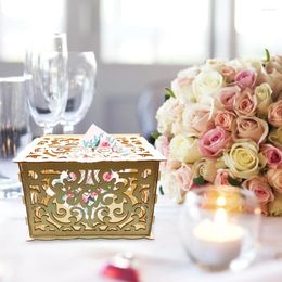 Feestbenodigdheden diy houten cadeaubon doos bruiloft creatieve verjaardagdecoratie