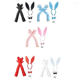 Fournitures de fête, bandeau oreilles, Costume de Cosplay, cerceau, cravate, gants de bras, couvre-chef, mascarades, coiffure, tenue Animes