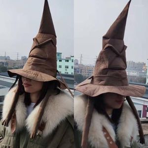 Party Supplies Fashion Witch Wizard Hat All-Pointed Halloween Dress Up Cosplay Decoration Props Accs For Women Men