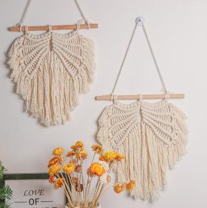 Macrame muur opknoping geweven boho muur decor festival xmas geschenken handgemaakte thuis geometrische kunst decoratie voor appartement slaapkamer woonkamer galerij