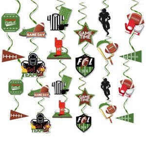 Party Supplies Football Honeycomb Decoration American Top Top Fan Valentines Po Accessoires