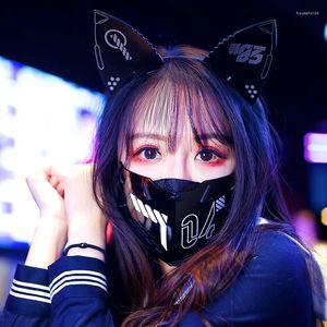 Fournitures de fête Jeu Déesse de la Victoire Cosplay Masques Sexy Oreilles de Chat Cerceau Halloween Personnalisé Femmes Festival de Musique Accessoires