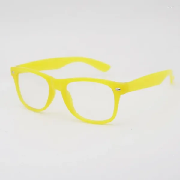 Fournitures de fête Glow Yellow Chirld Frame Chromadepth 3D Lunettes