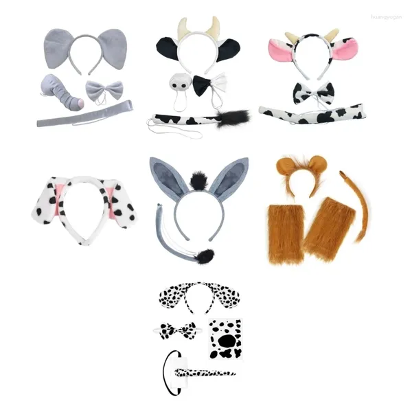 Fournitures de fête Costumes d'éléphants d'Halloween pour les enfants-todders Animal Costume Cosplay Accessoires