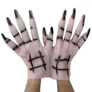 Party Supplies Halloween Festival une paire Gants Glants Ghost Holiday Props Horror for Women Witch