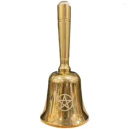 Fournitures de fête cloche à main cloches de sorcière autel Wiccan pentagramme fourniture de sorcières