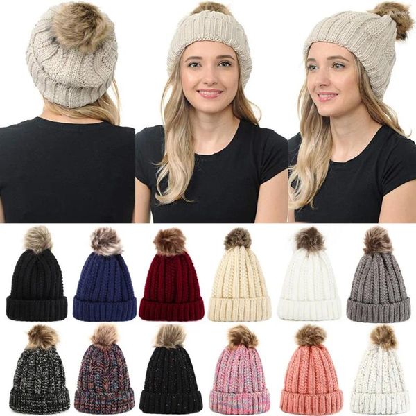 Fournitures de fête porte-chapeaux pour casquettes de Baseball femmes hommes hiver tricoté cercle en métal ourlet casquette de laine randonnée