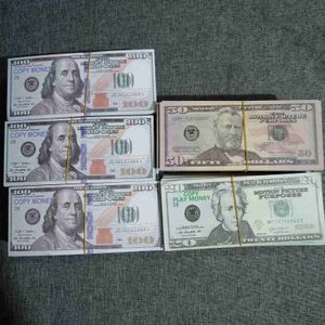 Fourniture de fête High PiestaSage American 100 Bar Currency Paper Dollar Atmosphère Quality Props 1005 Money 9306135855599OX