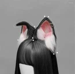 Suministros de fiesta Husky Dog Shiba Beast Ears Hairhoop KC diadema para Cosplay accesorios de disfraz de Halloween C872
