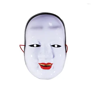 Suministros para fiestas, máscara japonesa de Drama Noh, accesorios de disfraces de PVC para Halloween, 3 unidades/lote, venta al por mayor, alta calidad