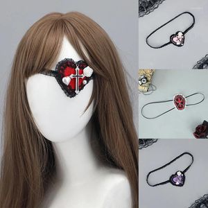 Party Supplies Lolita Gothic One Eye Mask Cosplay Anime Halloween Costumes prop
