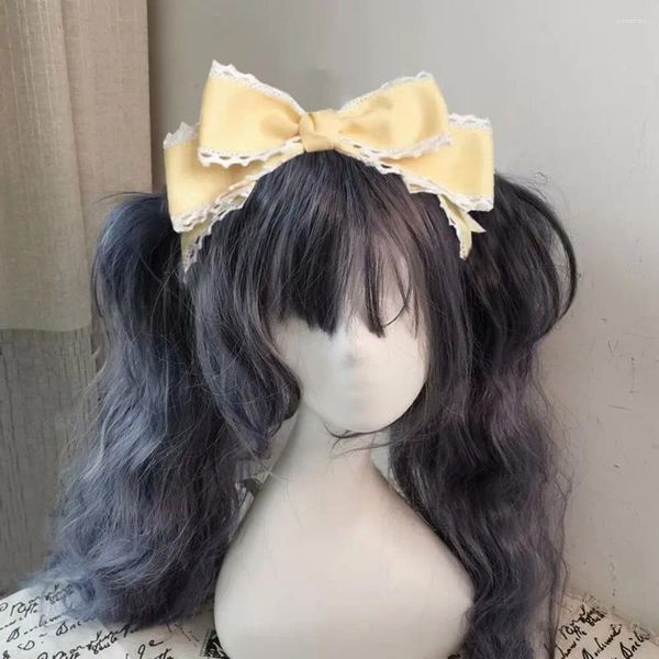 Party Supplies Lolita Headpiece Bandband Doll Big Bow Hairpin Maid Handmade KC Cosplay Accessoires Anime Hair