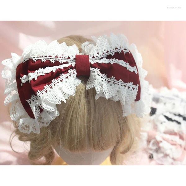 Fournitures de fête Lolita est un cerceau de cheveux luxueux, petite poupée KC BBD, accessoires en épingle à cheveux