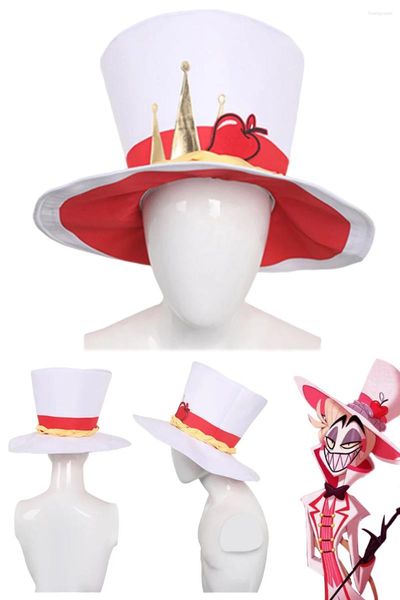 Suministros de fiesta Lucifer Cosplay fantasía gorra sombrero dibujos animados Anime El disfraz accesorios hombres mujeres Halloween carnaval sombreros