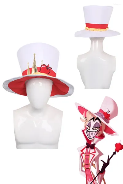 Suministros para fiestas Lucifer Cosplay Juego de rol Sombrero Dibujos animados Anime El Disfraz Accesorios para disfraces Adultos Hombres Mujeres Fantasía Disfraces Up Prop