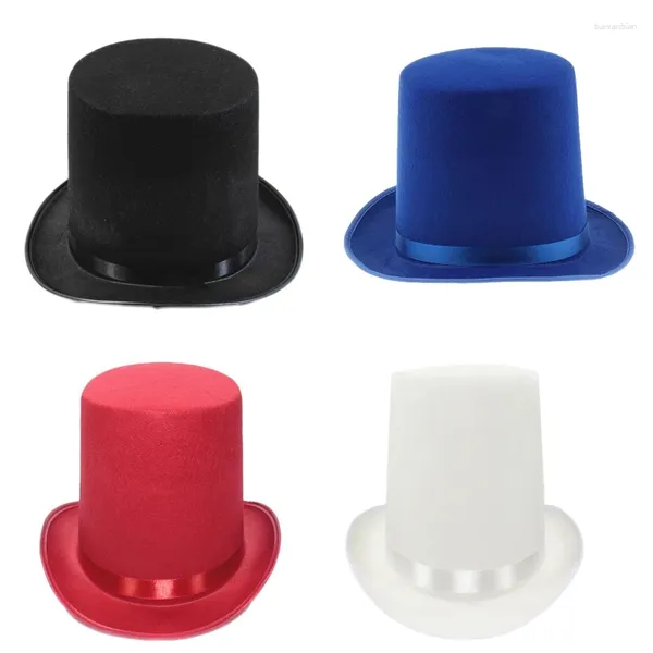 Fournitures de fête Magicien Top Hat Black Performances de scène