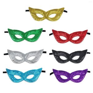 Party Supplies Mardi Gras Masquerade Eye Mask Sequin Eyemask Carnival Halloween PO Prop