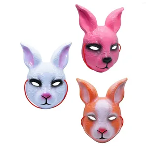 Fournitures de fête masque Halloween mascarade 3D PVC tête de coiffure d'animal pour Costume de Cosplay carnaval