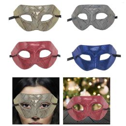 Fournitures de fête Masque de mascarade Masque facial Couverture des yeux avec sangle élastique Accessoires de costume pour boîte de nuit Spectacle de déguisement Festival d'Halloween