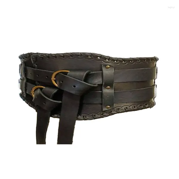 Fournitures de fête Médiévale Vintage Large Ceinture Hommes Chevalier Armures Moyen Âge Viking Pirate Accessoires Steampunk Accessoires Adulte Fantaisie Cosplay