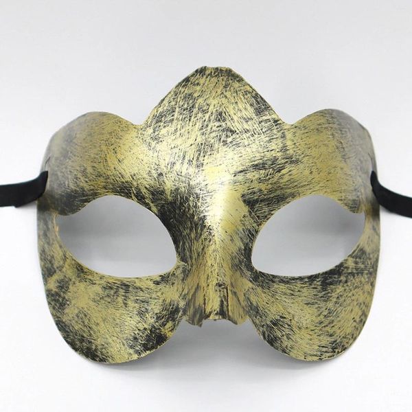 Fournitures de fête Hommes Mascarade Carnaval Ancien Masques Pour Les Yeux Gréco-Romains Costume De Cosplay Accessoires Antiques Sexy Demi-Masque Accessoires