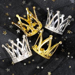 Feestartikelen Mini Crown Cake Topper Prinses Parel Ornamenten Voor DIY Bruiloft Verjaardag Baby Shower Bakken Decoreren Gereedschap