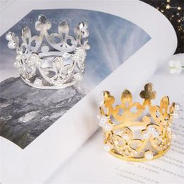 Fournitures de fête Mini Crown Exquise Decorations Multi-Functional Baking Decoration Engagement Cérémonie Cérémonie