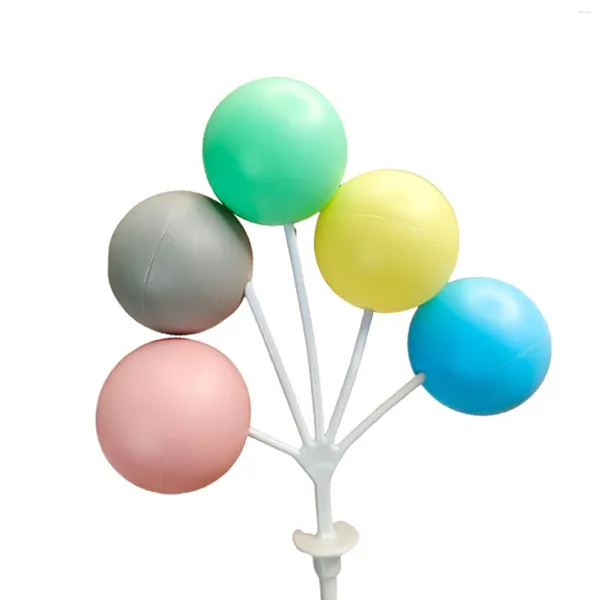 Fournitures de fête Mini Cupcake ballon décoration haut décor polymère gâteau Topper pour anniversaire mariage