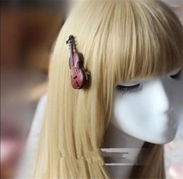 Feestbenodigdheden mori meisje klassiek viool haarclip lolita dames kawaii touw headwear cosplay side b892